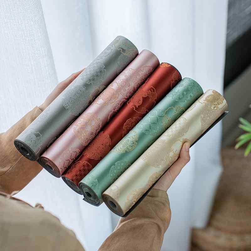 茶席 中国風 錦織 うさぎ 禅風 高級感 上質 贅沢 布製 テーブルランナー 茶卓用 リビング装飾 多色展開..