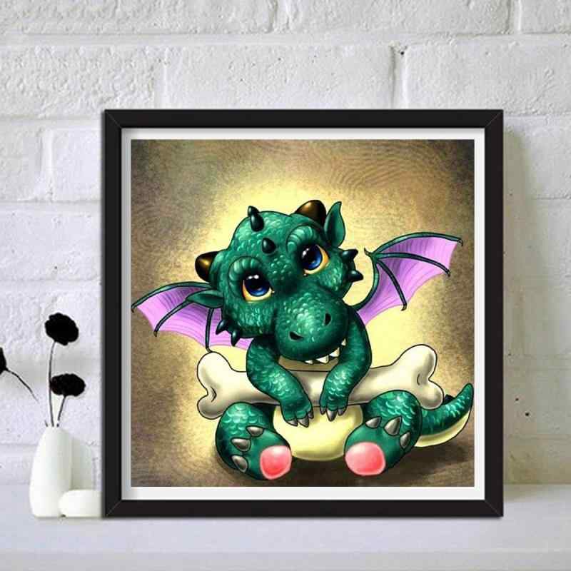 ダイヤモンドアート 5D全面貼り かわいいステラルー ドラゴンデザイン 子供部屋 寝室 リビング 玄関 書..