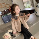 アウター キッズ 女の子 秋冬 裏ボア 花柄襟 韓国風 あたたかい おしゃれ ポリエステル ショート丈 シングルボタン かわいい ボアコート
