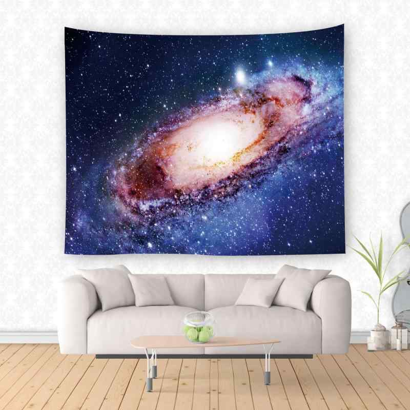 タペストリー デジタルプリント 星空柄 大判 ポリエステル製 モダン シンプル ウォールデコレーション リビング 寝室 書斎 玄関 壁掛け インテリア