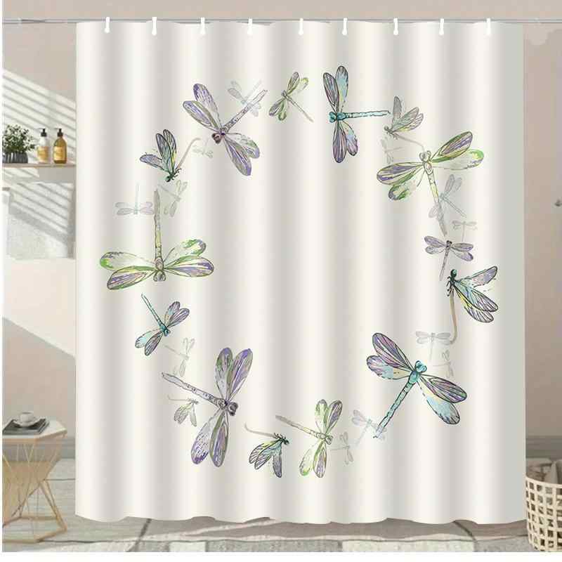 シャワーカーテン 防水 防カビ 3Dデジタルプリント ポリエステル製 洗濯可能 モダン シンプル おしゃれ 穴あけ不要 バスルーム ユニットバス 浴室 目隠し 間仕切り