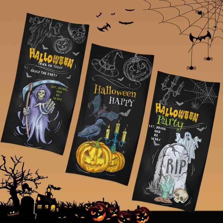 ビーチタオル マイクロファイバー 吸水速乾 大判 長方形 ハロウィン柄 プール 海水浴 アウトドア レジャー 旅行 スポーツジム キャンプ用 軽量 コンパクト 肌触りやわらか