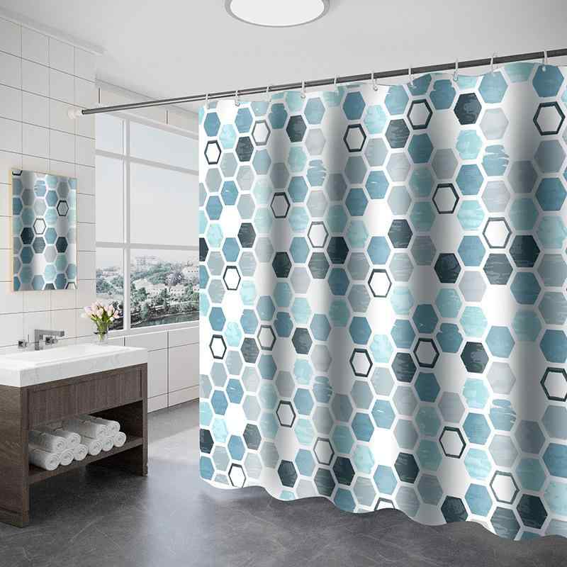 シャワーカーテンセット 厚手 防カビ 防水 穴あけ不要 突っ張り棒式 バスルーム 間仕切り 目隠し ポリエステル製 シンプル おしゃれ 洗面所 脱衣所 ドアカーテン 窓カーテン