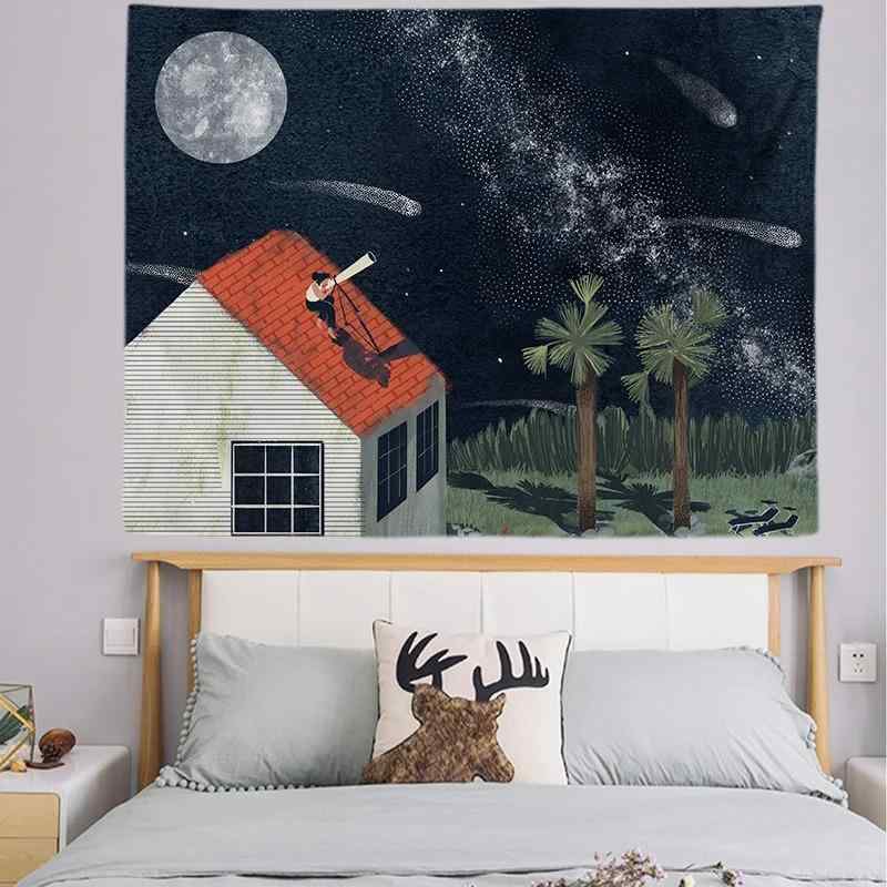 タペストリー サイケデリック ウォールデコ かわいい 部屋装飾 リビング 寝室 書斎 ダイニング 子供部..