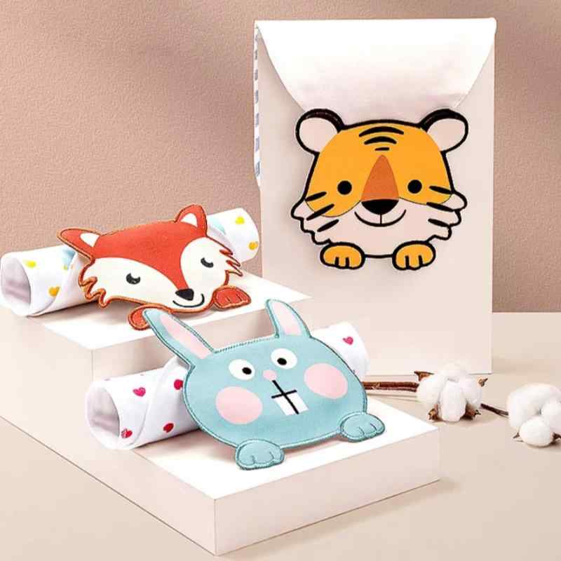 汗取りパッド ベビー キッズ 吸汗性 ガーゼ 赤ちゃん 幼稚園 保育園 寝汗対策 背中パッド アニマルデザイン M L サイズ 2枚組