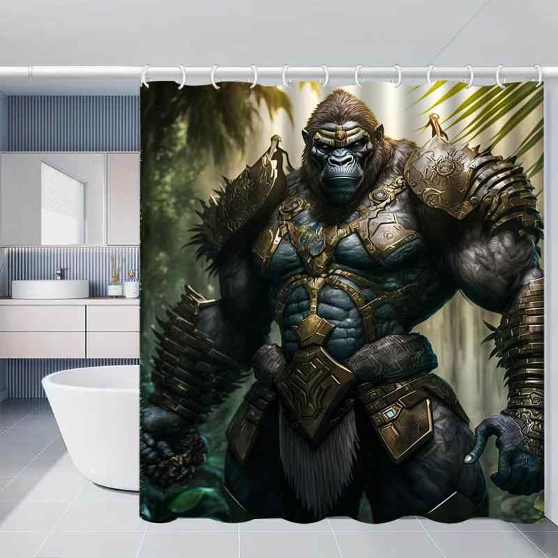 シャワーカーテン 防水 厚手 ポリエステル 3Dデジタルプリント 穴あけ不要 バスルーム 浴室 空間間仕切り 脱衣所 目隠し モダン シンプル柄