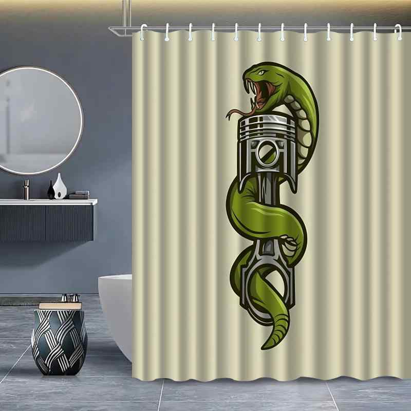 シャワーカーテン 防水 撥水加工 ポリエステル製 穴あけ不要 間仕切り 目隠し 浴室 洗面所 窓用 バスルーム インテリア モダン シンプル柄 バスカーテン