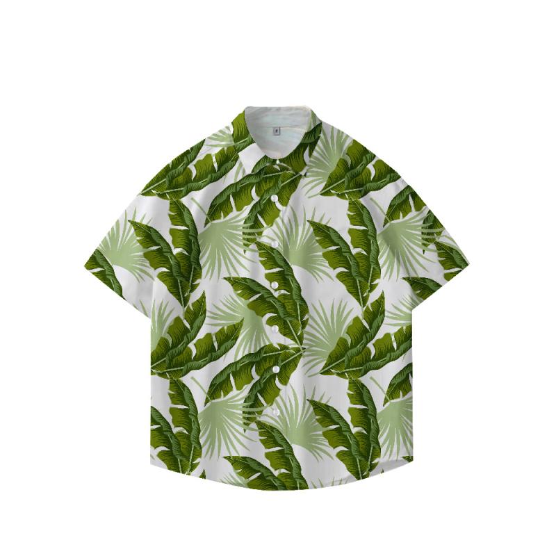 アロハシャツ メンズ 夏物 半袖 ハワイアン リゾート ビーチ 花柄 ボタニカル柄 ゆったり 大きいサイズ カジュアル レトロ おしゃれ クール ポリエステル 洗濯可能 伸縮性