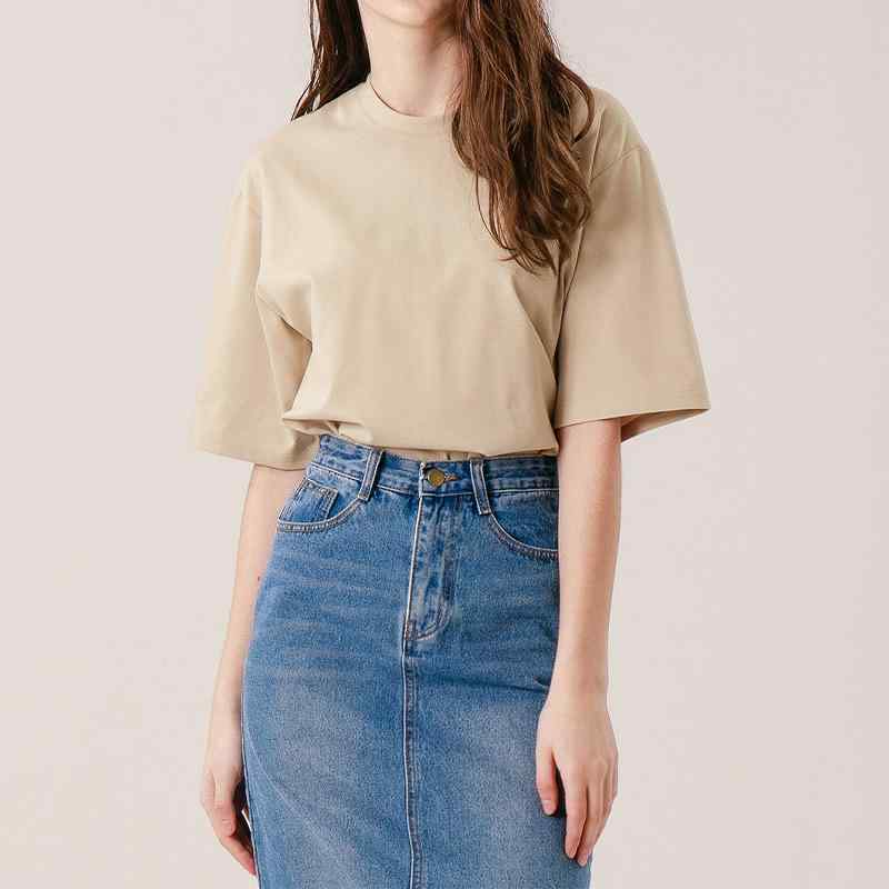 Tシャツ レディース 純綿 ソフトタッチ ゆったり オーバーサイズ ペアルック ユニセックス カジュアル ..