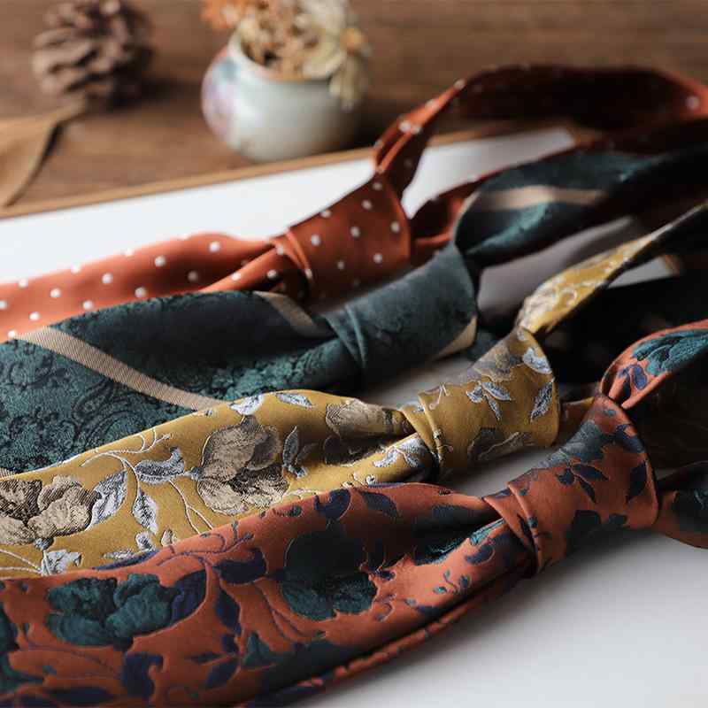 ネクタイ メンズ ビジネス フォーマル 結婚式 パーティー レトロ 韓国風 ジャガード織り ストライプ 大柄 8cm幅 ポリエステル