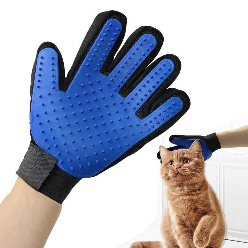 ペット用ブラシ 犬 猫 兼用 抜け毛取り ムダ毛ケア グルーミング ゴム製 グローブ マッサージ シャンプ..