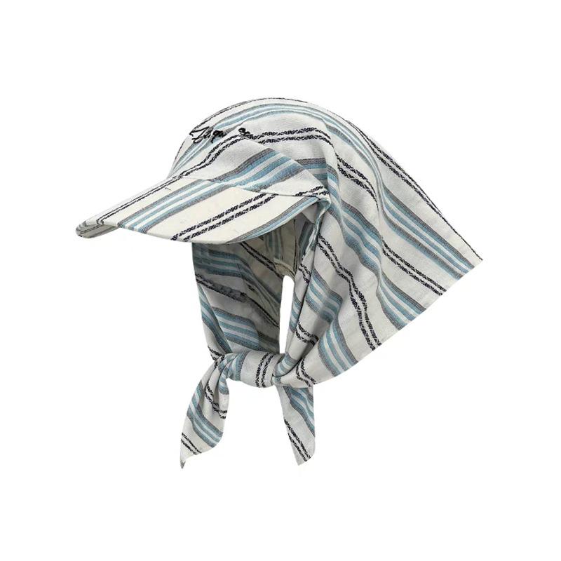 ・カテゴリ: 野球帽・スタイル: カジュアル、シンプル、きれいめカジュアル・主な素材: 綿ポリエステル・クラウン: 丸型・つば: カーブ・柄: ストライプ・カラー展開: ベージュブルーグレー、ベージュピンクグレー・サイズ: 調節可能・機能: UVカット、通気性、日よけ