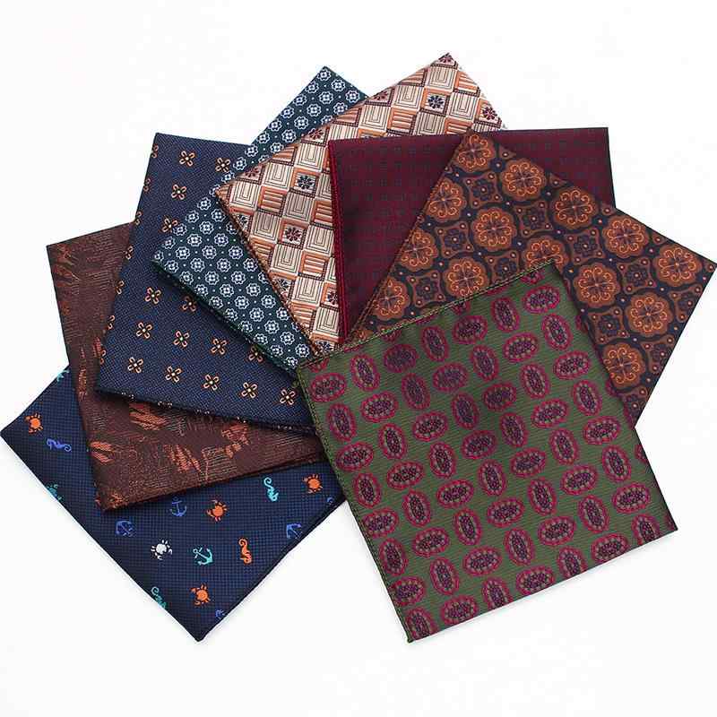 ポケットチーフ メンズ 男性用 ジャガード織り 花柄 ドット柄 フォーマル ビジネス 結婚式 披露宴 二次..