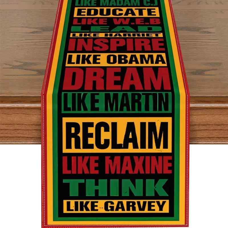 テーブルランナー 民族調デザイン ポリエステル製 耐久性あり マルチカラー モダン シンプル ダイニン..