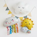 バルーン キッズ 子供 1歳 誕生日 スマイル雲 太陽 タッセル アルミ風船 バースデー パーティー 飾り付け 背景デコレーション フォトブース 男の子 女の子 かわいい お祝い イベント