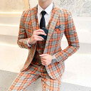 スーツ メンズ スリーピース セットアップ ビジネス カジュアル フォーマル 結婚式 オフィス 通勤 スリムフィット スタイリッシュ オールシーズン対応 コットンブレンド