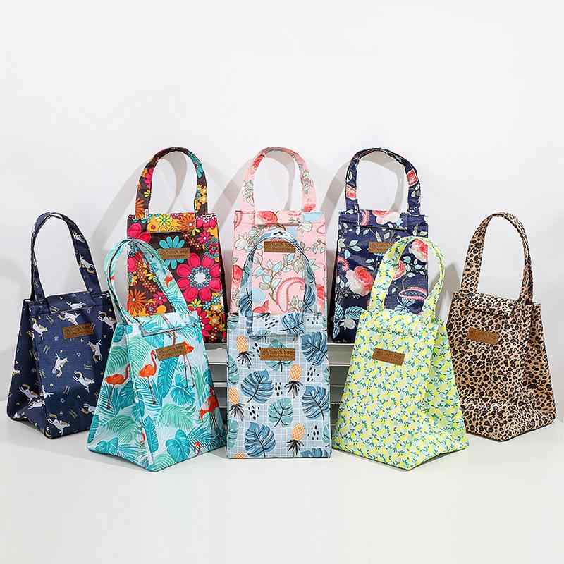 ランチバッグ 弁当バッグ 保温 保冷 厚手 アルミシート オックスフォード生地 おしゃれ かわいい ナチュラル 大容量 トートバッグ 外出用 通勤 通学 ピクニック 豊富なデザイン(x2)