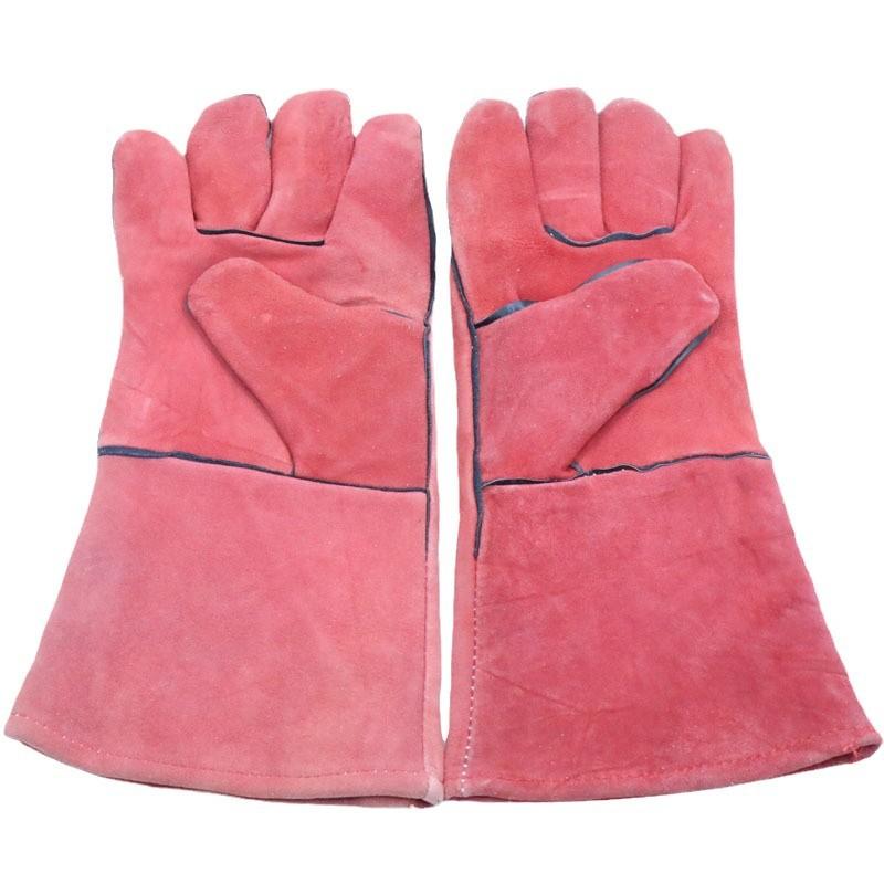 溶接グローブ 羊革 二重厚手 耐摩耗 高耐久 親指付け根補強 耐熱 火傷防止 作業用 ロング ショートタイ..
