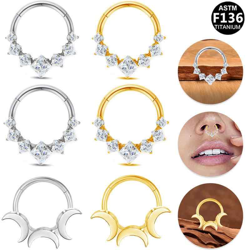 鼻ピアス メンズ レディース ジルコニア スクエア ストーン チタン合金 低アレルギー ボディピアス 耳ピアス フープ シンプル おしゃれ..