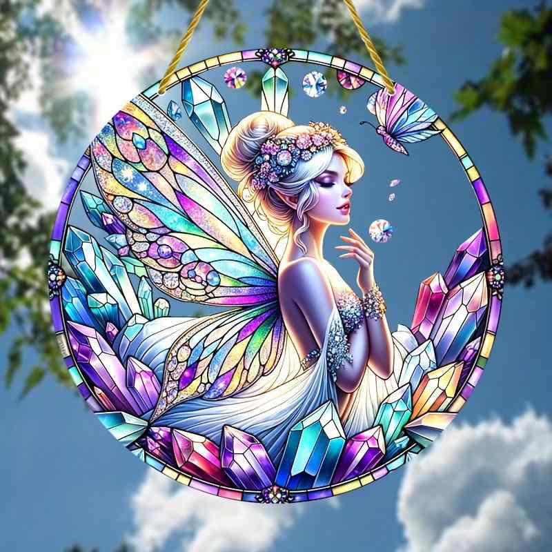 サンキャッチャー妖精フェアリーアク...