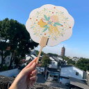 うちわ 絹布 刺繍 円形 レトロ 古風 漢服 新中華風 浴衣 着物 和装 夏祭り 花火大会 イベント 撮影 コスプレ 上品 華やか