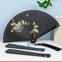 扇子 竹製 折り畳み扇 携帯用 コンパクト 持ち運び便利 軽量 中華風 レトロ 古風 漢服 チャイナドレス 舞踊用 ダンス シルク 絹扇面 伝統柄 和柄 花柄 ...
