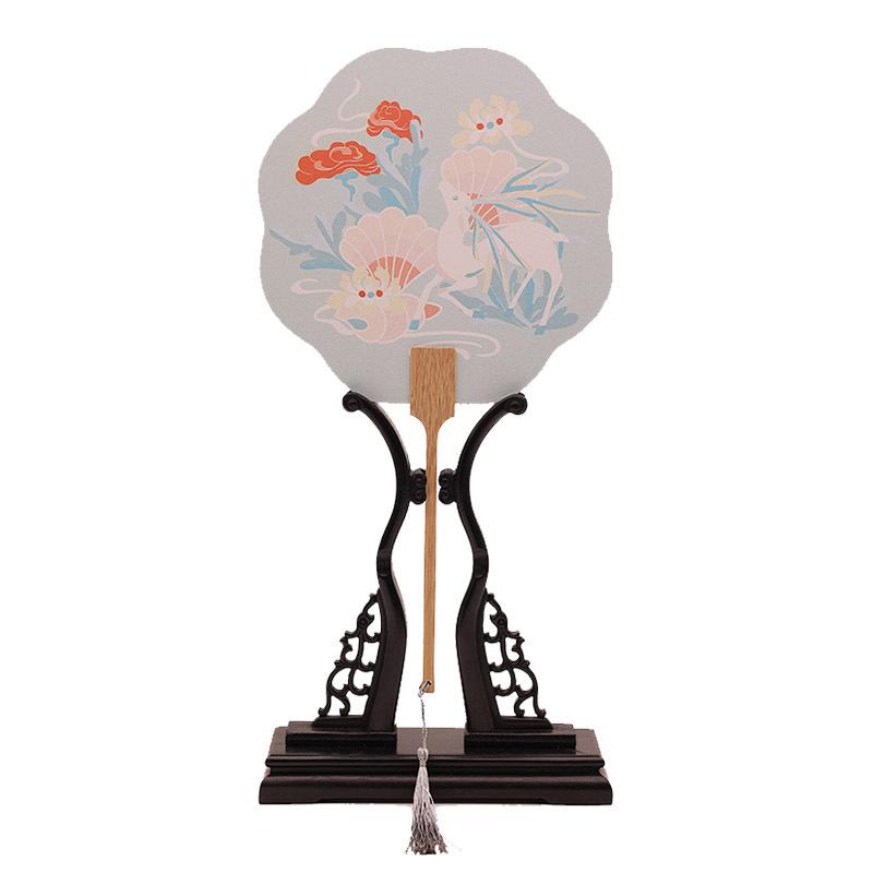 団扇 キッズ 子供用 夏祭り 花火大会 浴衣 着物 新中国風 レトロ 古風 チャイナ風 漢服 丸型うちわ 紙..