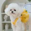 ワンピース 犬 猫用 カジュアル 薄手 軽量 パイナップル柄 いちご柄 夏服 小型犬向け テディ ポメラニアン チワワ トイプードル 子犬 ドッグウェア かわいい ポリエステル