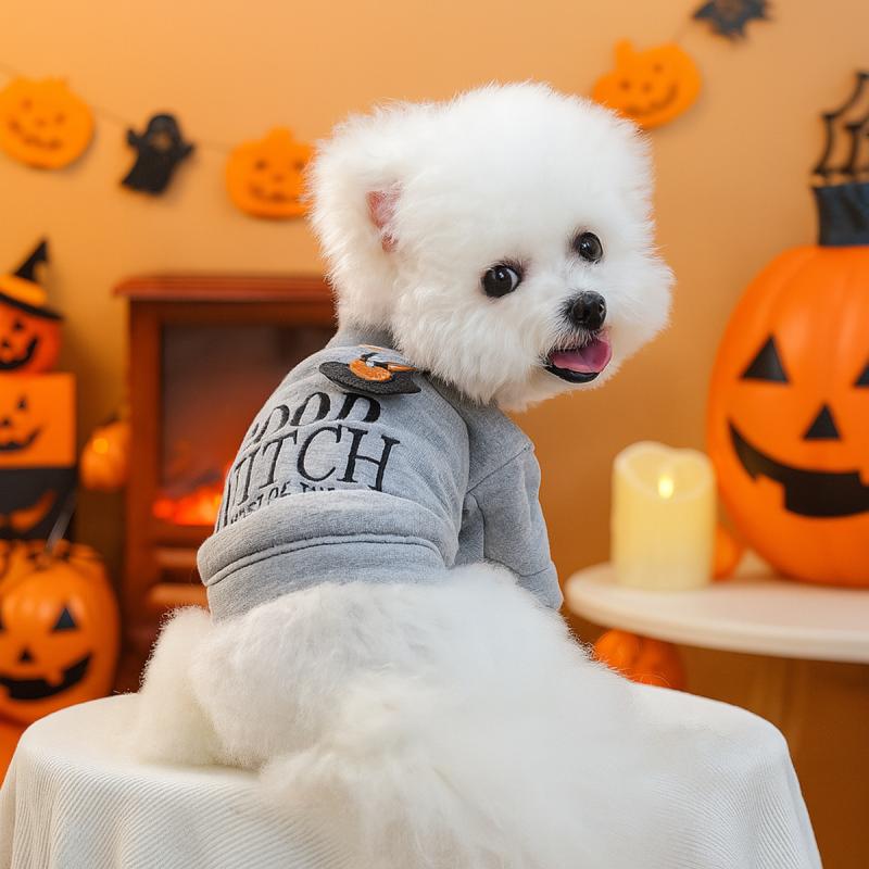 ペット服 犬 猫 兼用 秋冬 ハロウィン かわいい 小型犬 小型猫 カジュアル おしゃれ ポリエステル製 パ..