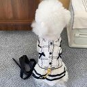 犬服 春夏 薄手 エレガント 花柄 プリンセススタイル ワンピース ハーネス リード セット トイプードル ビションフリーゼ 小型犬 子犬 お散歩 お出かけ ポリエステル素材