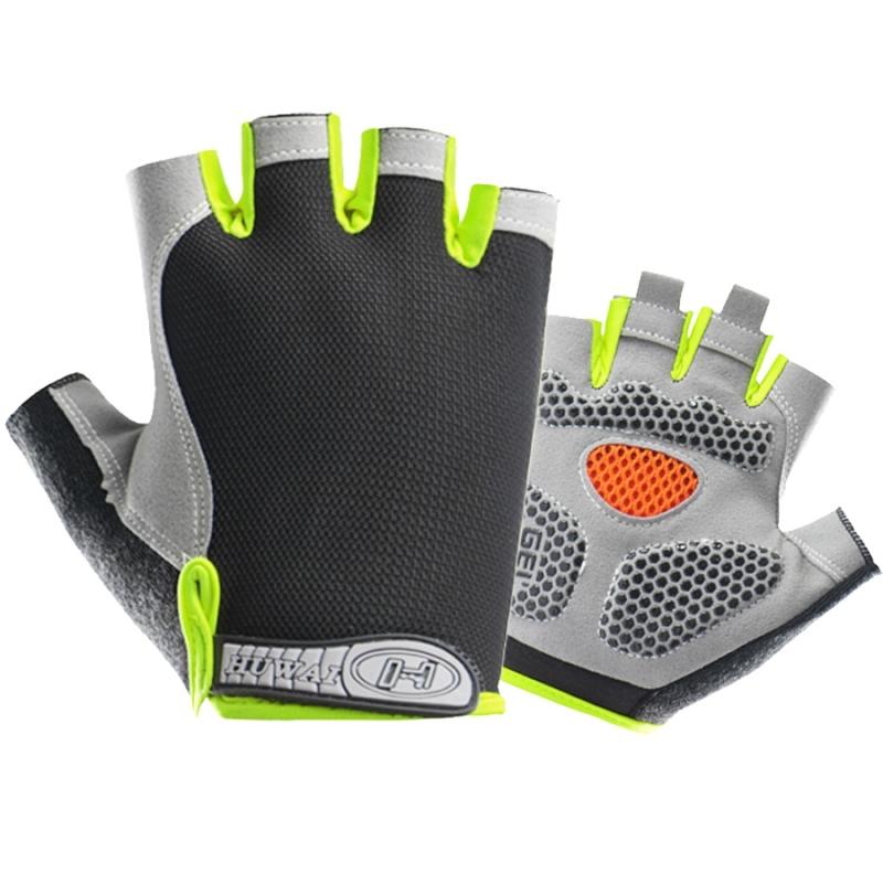 グローブ メンズ レディース 春夏 ハーフフィンガー サイクリング 自転車 バイク ロードバイク スポーツ トレーニング フィットネス アウトドア 釣り 衝撃吸収(4)