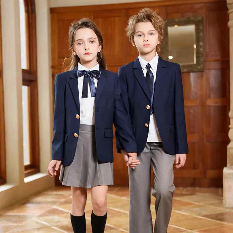 学生服 男の子 キッズ 柔らかな着心地 ポリエステル素材 シングルボタン 長袖 パンツ ブリティッシュスタイル トラッド スーツ セットアップ 春秋 入学式 卒業式 発表会 演奏会 合唱団 フォーマル