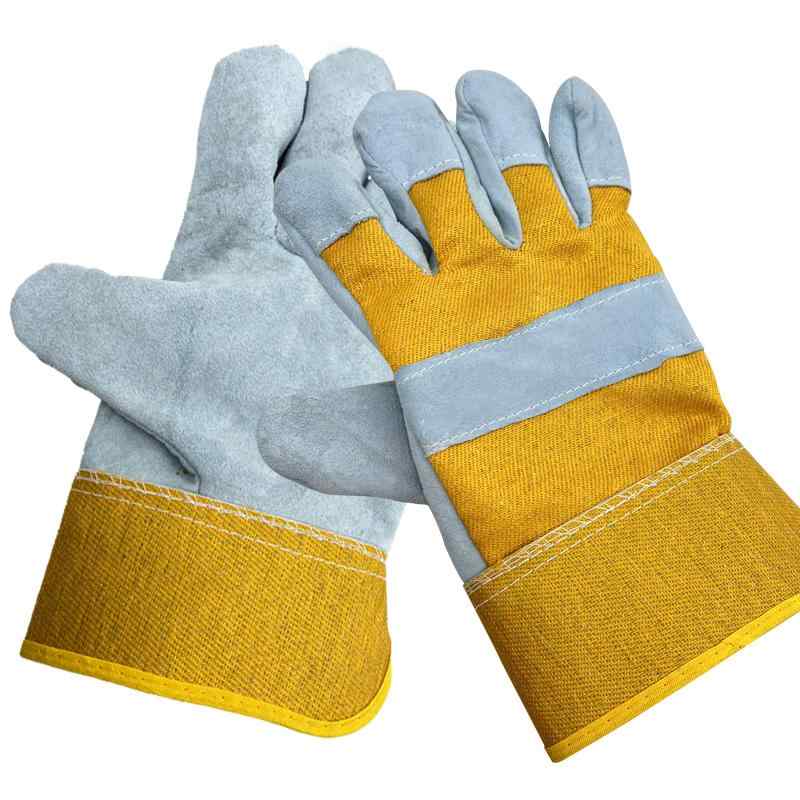 グローブ 作業用 溶接グローブ 羊革 耐熱 防炎 耐摩耗 柔らかい ソフトレザー ショート丈 シームレス 溶接工向け 保護