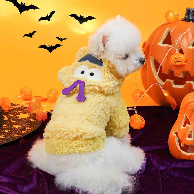 ペット服 犬 猫 ハロウィン パーカー おもしろデザイン 仮装 コスチューム 変身ウェア かわいい SNS映..