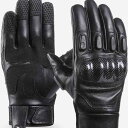 グローブ メンズ レディース バイク用 オールシーズン 本革 レザー 5本指 タッチパネル対応 スマホ対応 カーボンファイバー プロテクター 衝撃吸収 転倒防止...