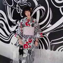 和服 レディース 着物 浴衣 正装 9点セット 赤色 黒色 山茶花柄 桜柄 プリント柄 ポリエステル素材 定型帯 帯締め 帯飾り 上品 華やか 結び帯 簡単着付け