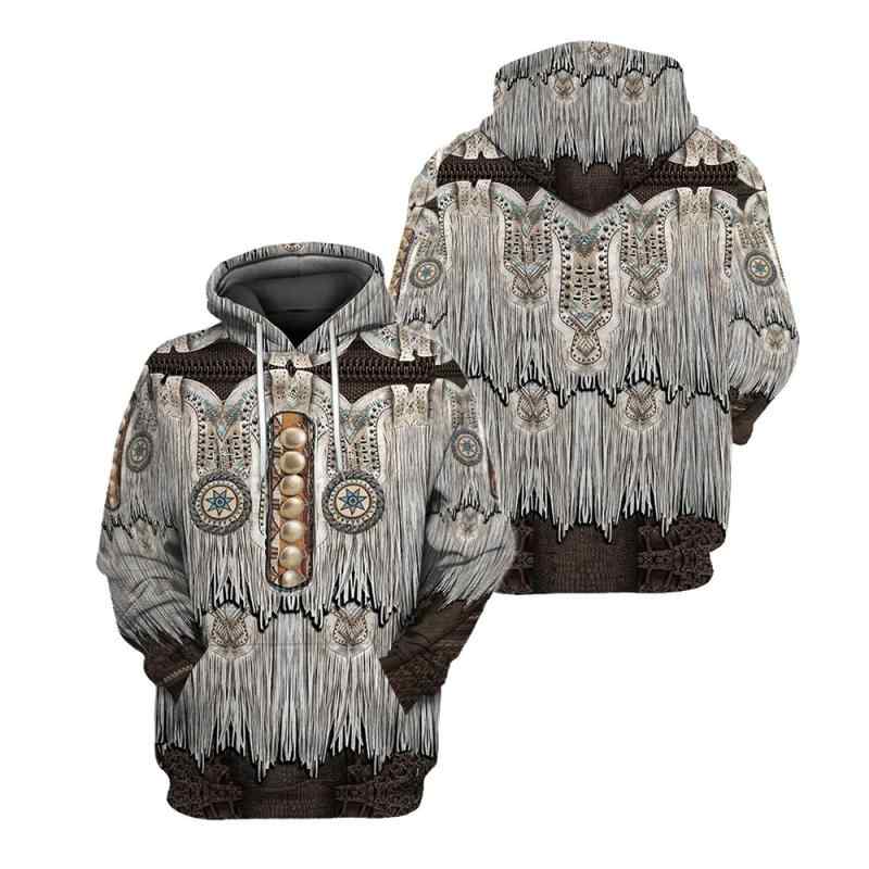 パーカー メンズ 通気性 速乾性 軽量 3Dプリント 立体プリント エスニック柄 インド ボヘミアン風 プル..