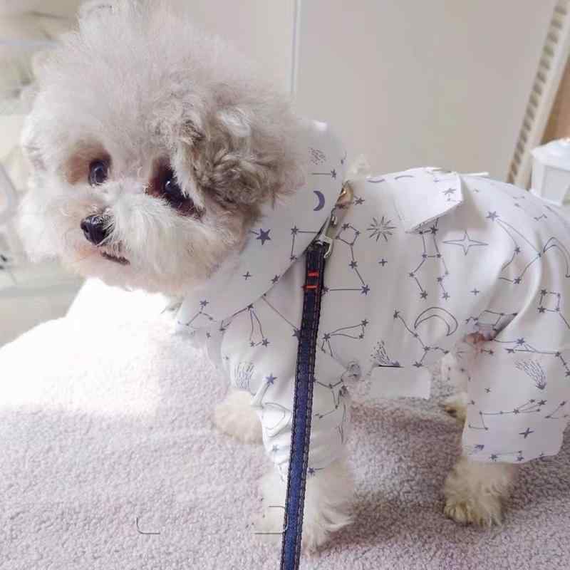 ドッグウェア 中綿入り ハーネス一体型 防寒 保温 秋冬 小型犬 ビションフリーゼ ポメラニアン トイプ..