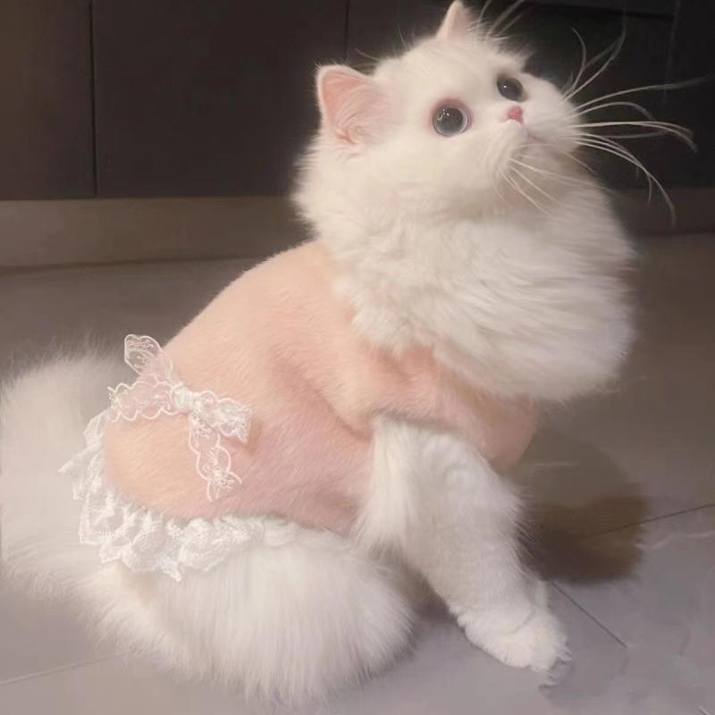 ペット服 犬 猫 小型犬用 秋冬 あったか 防寒 ベスト 厚手 フリース ふわふわ 抜け毛対策 暖かい かわいい ドッグウェア キャットウェア アウター チョッキ 散歩 部屋着