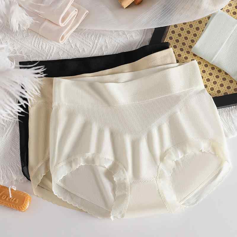 ショーツ レディース シームレス 中高ウエスト V字 お腹引き締め ヒップアップ 7A級抗菌 薄手 通気性 コットンクロッチ フルバック(x2)