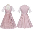 コスチューム レディース 女性用 ハロウィン 仮装 ドイツビール祭り バイエルン風 吊りスカートセット 上品 エレガント ファンタジー イベント ポリエステル