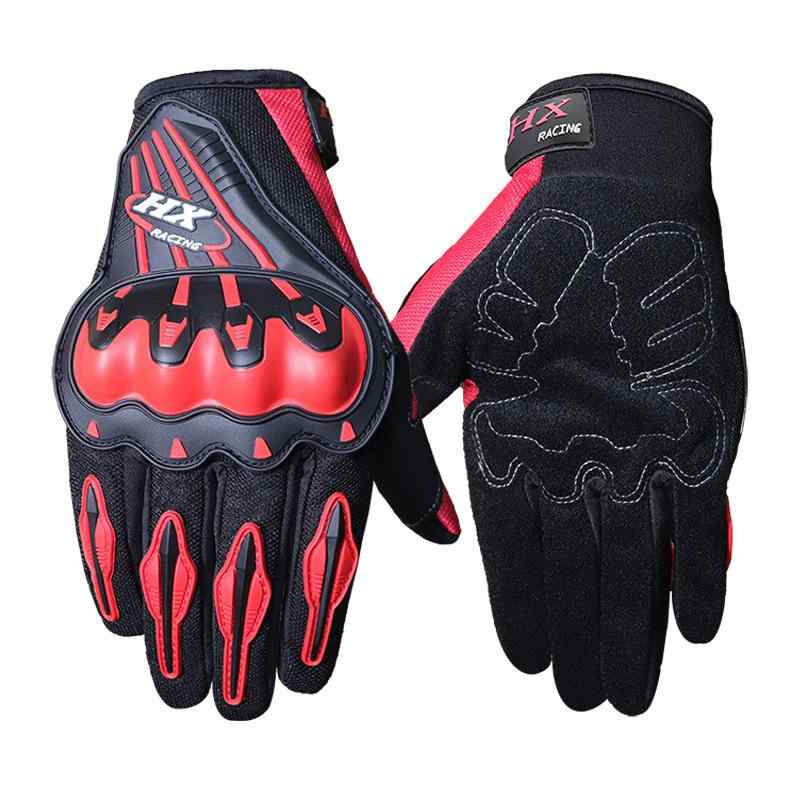バイク手袋 男女兼用 滑り止め 耐摩耗 ナックルガード プロテクター オフロード 登山 ロードバイク サ..
