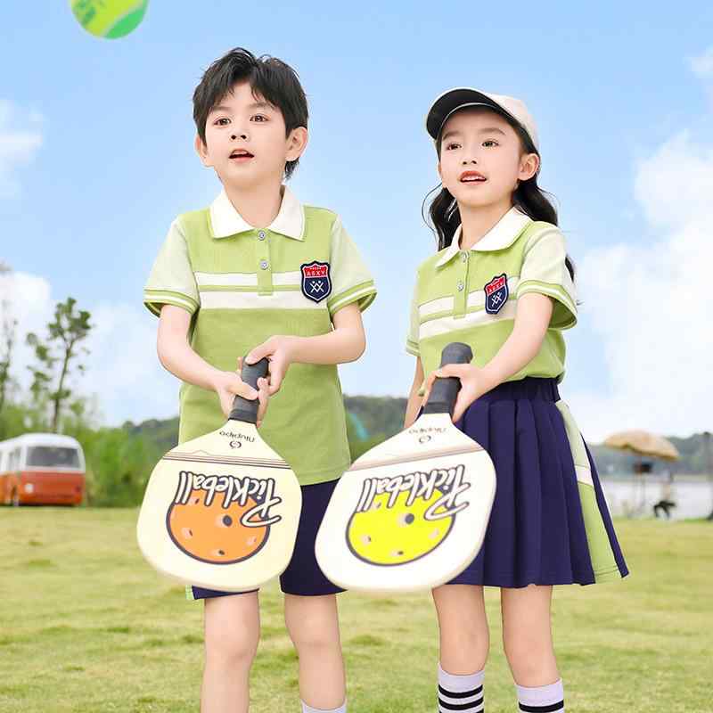 スクールウェア キッズ ジュニア 男女兼用 春夏 半袖 上下セット 2点セット 綿混 やわらか 小学校 幼稚園 体操服 運動会 卒業式 入学式 記念写真