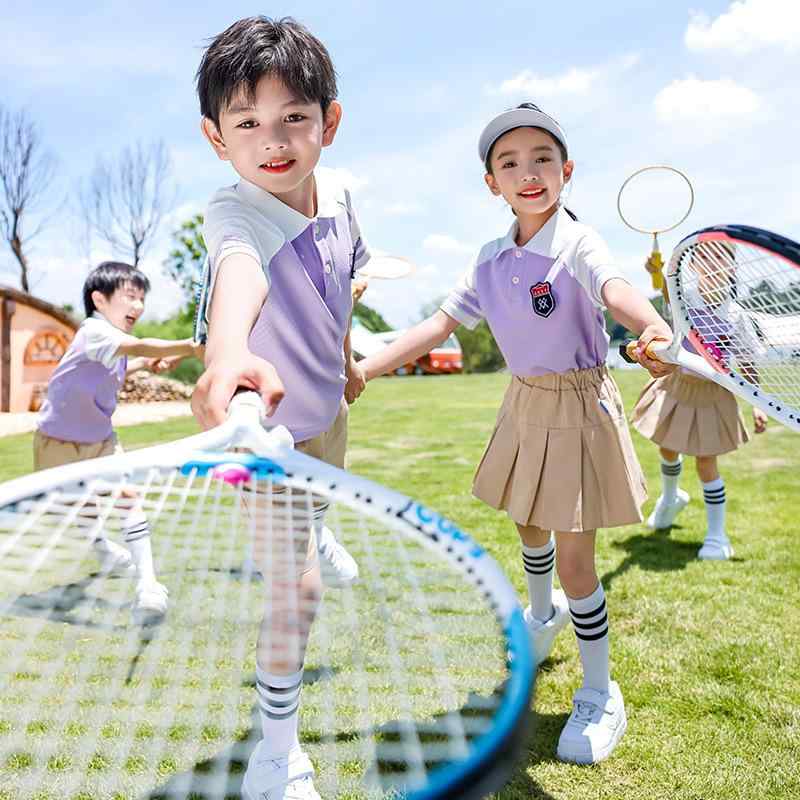 校服 キッズ 夏服 半袖 丸首 上下セット 柔らかい肌触り 綿混 幼稚園 小学生 運動会 クラス服 卒業写真 男の子 女の子 ジュニア スクールTシャツ ショートパンツ スカート 2点セット