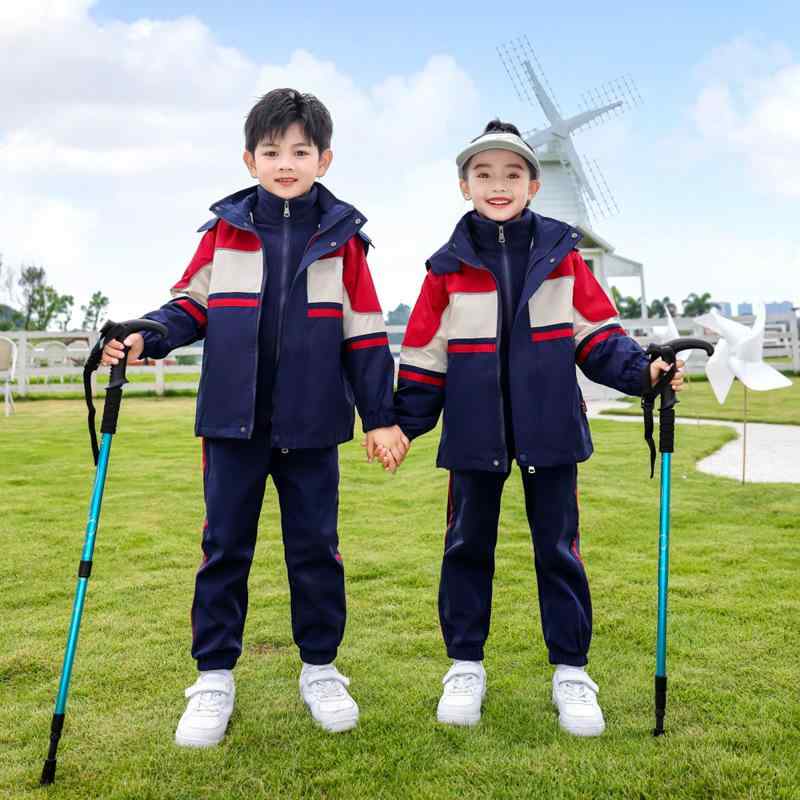 マウンテンパーカー キッズ ジュニア 男の子 女の子 ユニセックス 3WAY 脱着可能 フリース ジャケット セットアップ 秋冬 小学校 幼稚園 スクールウェア 通学 スポーツ 防寒 カジュアル 上下セット