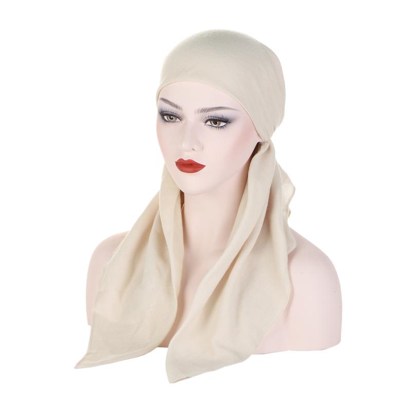 ターバンキャップ レディース 軽量 速乾 無地 ポリエステル素材 オールシーズン対応 日常使い お出かけ..