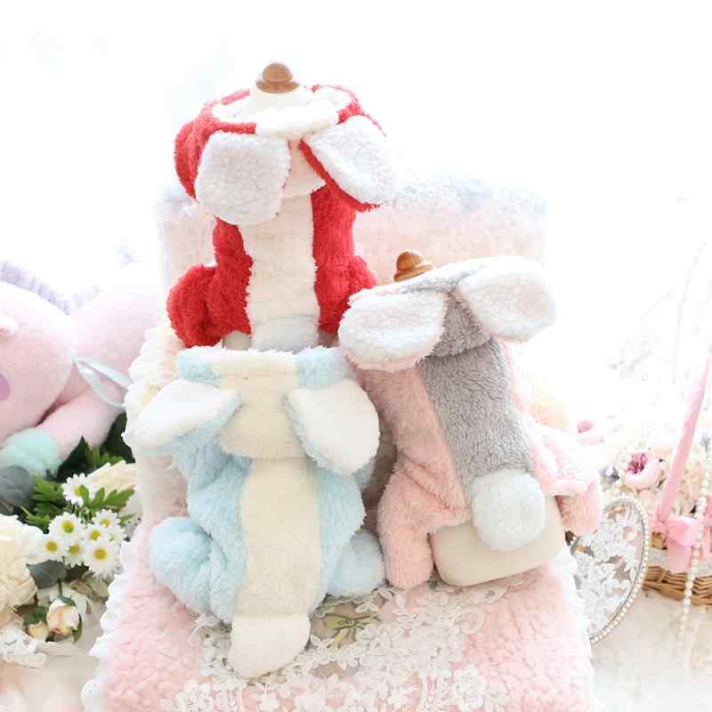 猫服 犬服 男女兼用 厚手 防寒 保温 サンゴフリース 四足 カバーオール スフィンクス 無毛猫 秋冬 部屋..