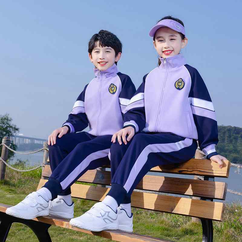 セットアップ キッズ 男女兼用 幼稚園 小学生 ジュニア スクールジャージ 野球服風 カレッジスタイル 春秋 3点セット 綿混素材 やわらか肌触り 通学 運動会 普段着