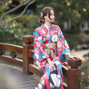 和服 レディース 形態安定 ノーアイロン シワ防止 桜柄 伝統的 浴衣 ゆかた 和装 正装 改良版 おしゃれ 着物風 ポリエステル ディープピンク
