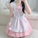 ワンピース レディース ロリータ メイド服 アリス風 コスプレ 衣装 アニメ かわいい イベント ハロウィン 仮装 パーティー ポリエステル素材 清楚系 甘ロリ...